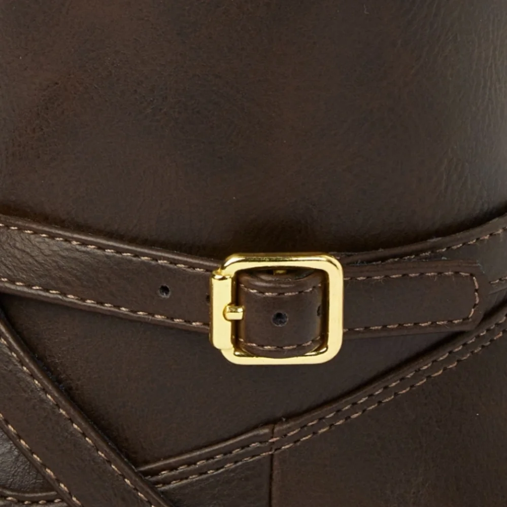 Gymboree Tall Buckle Brown Boots